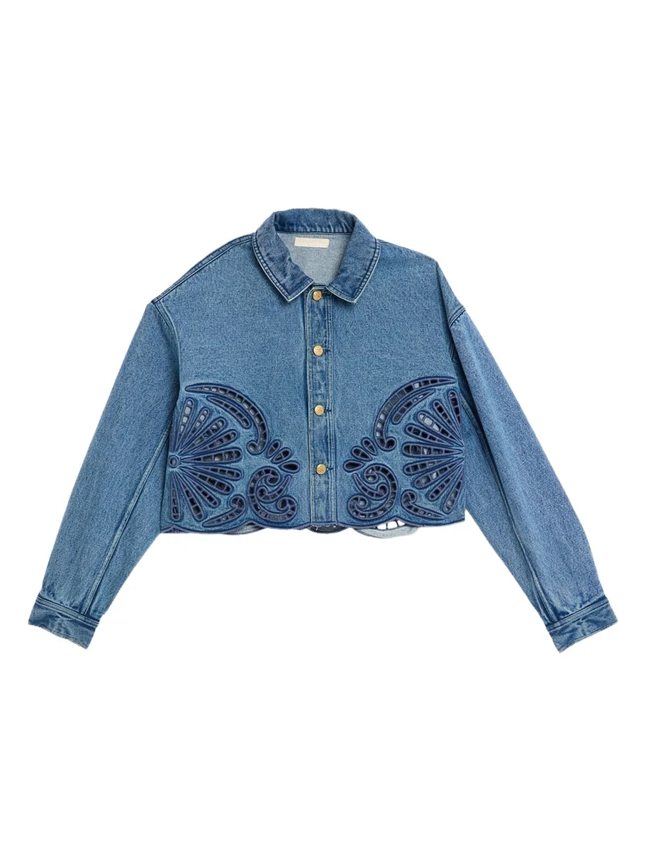 Bobbi Embroidered Denim Jacket Bobbi Embroidered Denim Jacket