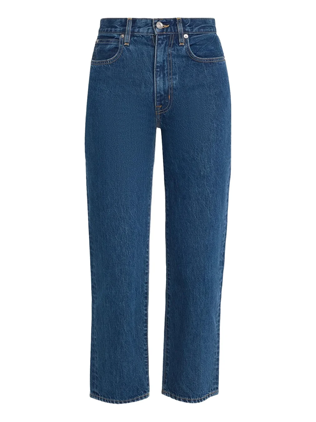 London Cropped Straight-Leg Jeans London Cropped Straight-Leg Jeans