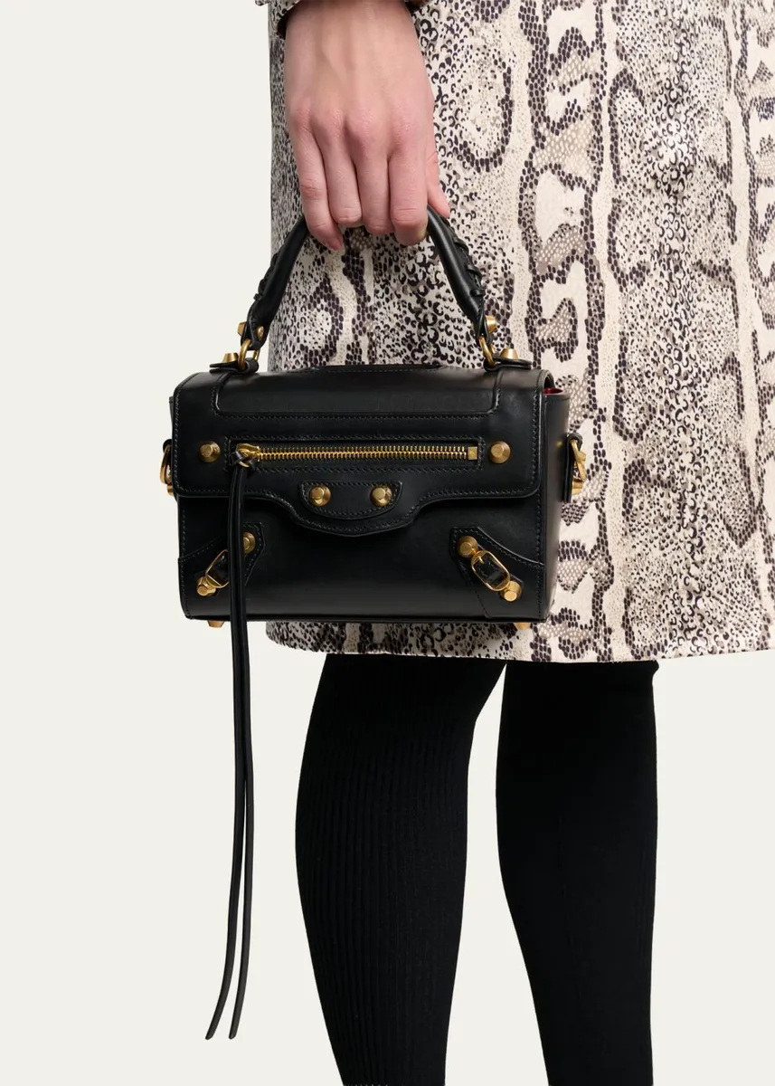 Balenciaga Le City Leather Top-Handle Bag | Thumbnail 2 Balenciaga Le City Leather Top-Handle Bag | Thumbnail 2