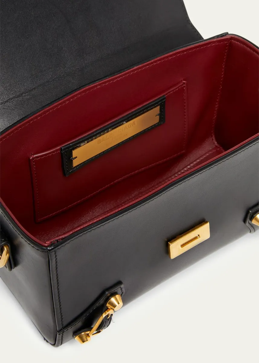 Balenciaga Le City Leather Top-Handle Bag | Thumbnail 4 Balenciaga Le City Leather Top-Handle Bag | Thumbnail 4