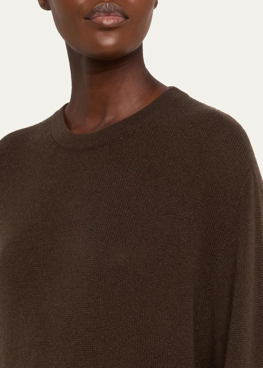 The Row Odelle Cashmere Knit Oversized Crewneck Top | Thumbnail 5 The Row Odelle Cashmere Knit Oversized Crewneck Top | Thumbnail 5
