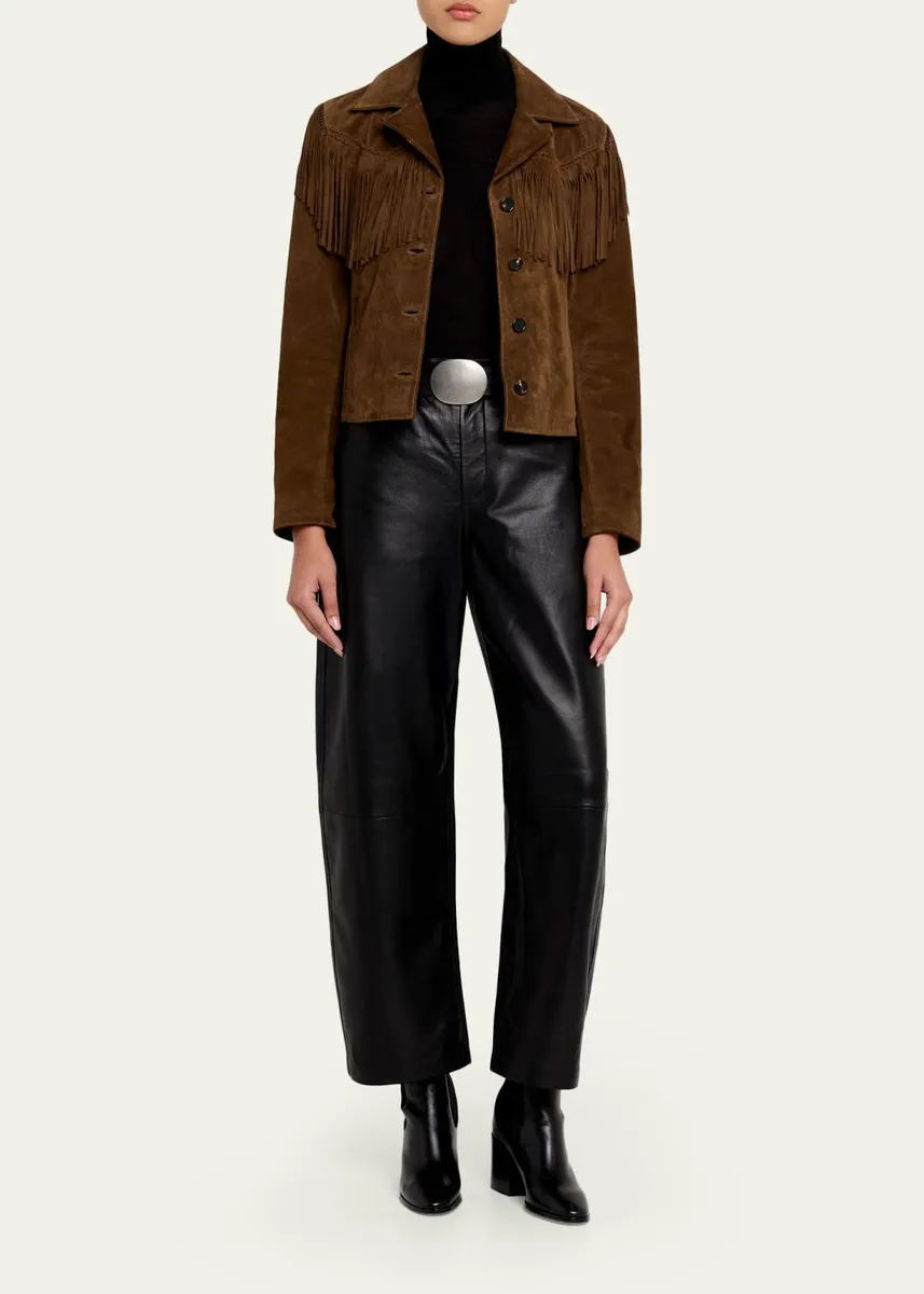 Nili Lotan Eloi Fringed Suede Jacket | Thumbnail 2 Nili Lotan Eloi Fringed Suede Jacket | Thumbnail 2