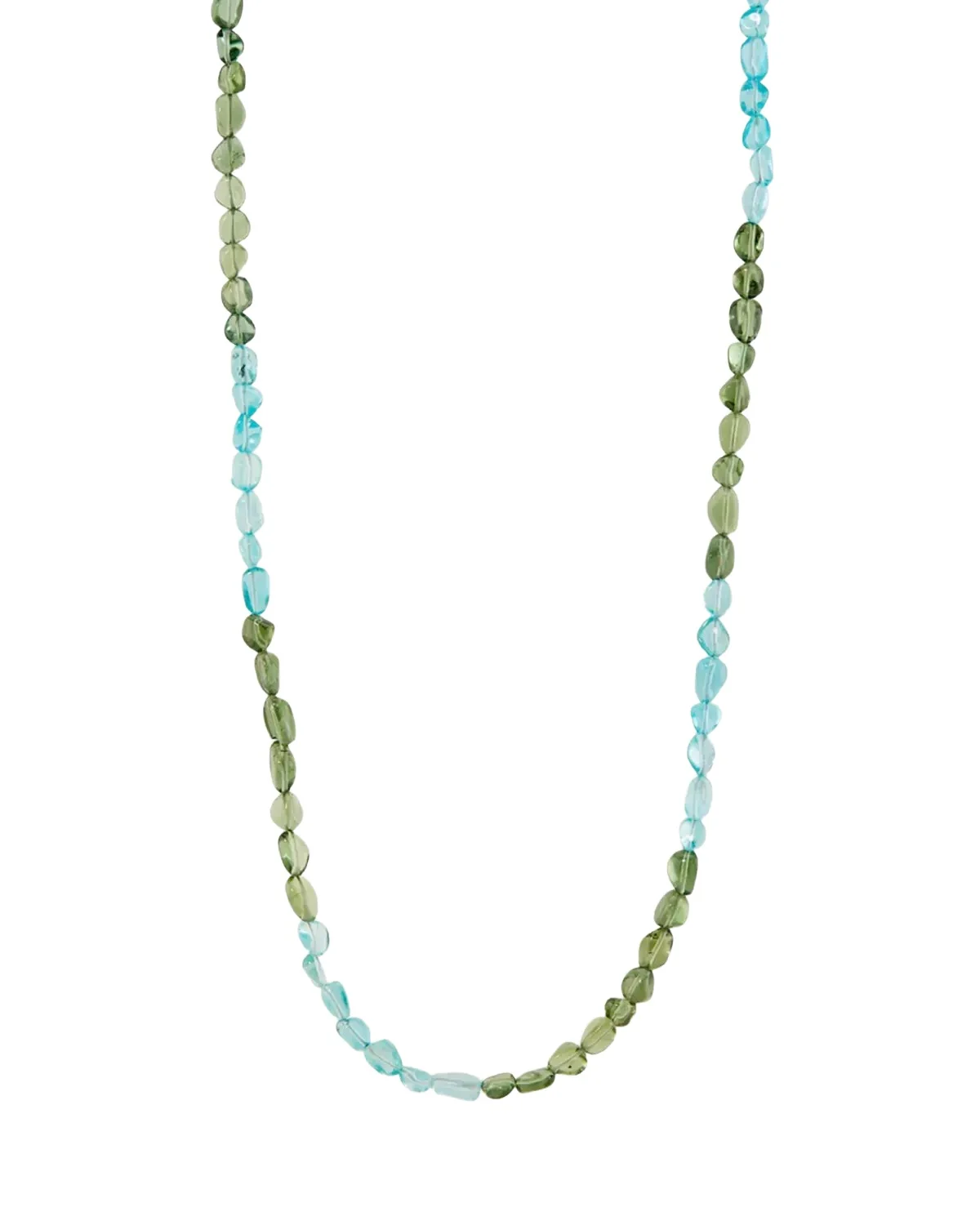 JIA JIA 14K Green and Blue Apatite Necklace