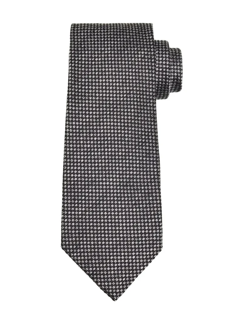 Tom Ford Men's Micro-Geometric Woven Silk Tie