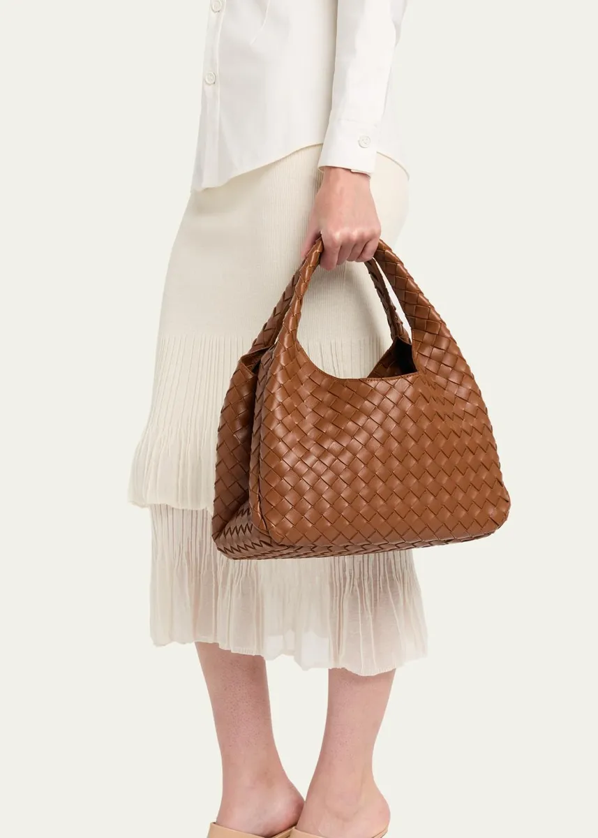 Bottega Veneta Campana Small Leather Shoulder Bag | Thumbnail 6