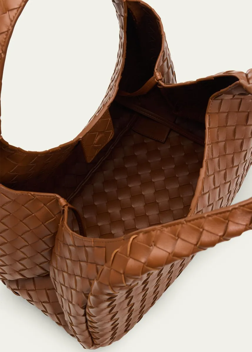 Bottega Veneta Campana Small Leather Shoulder Bag | Thumbnail 8