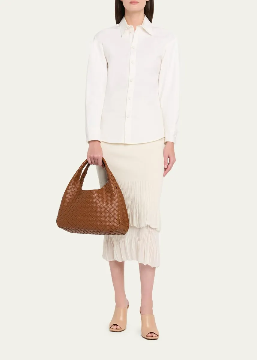 Bottega Veneta Campana Small Leather Shoulder Bag | Thumbnail 9