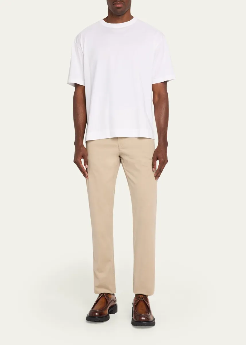 Massimo Alba Men's Brushed Garment Dyed T-Shirt | Thumbnail 2 Massimo Alba Men's Brushed Garment Dyed T-Shirt | Thumbnail 2