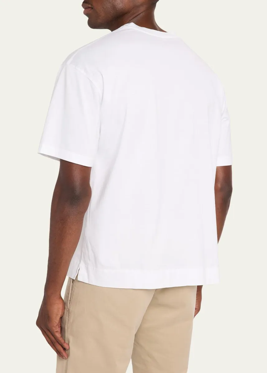 Massimo Alba Men's Brushed Garment Dyed T-Shirt | Thumbnail 3 Massimo Alba Men's Brushed Garment Dyed T-Shirt | Thumbnail 3