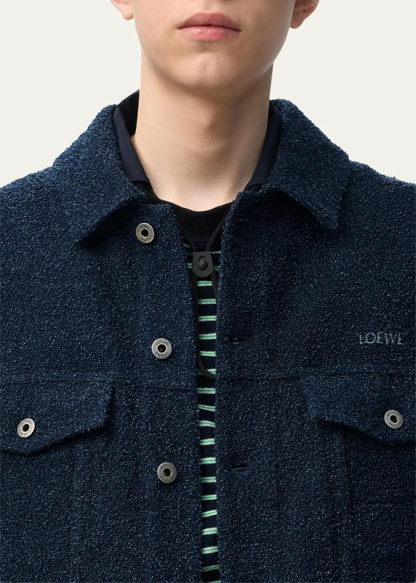 Loewe Men's Textured Trucker Jacket | Thumbnail 5