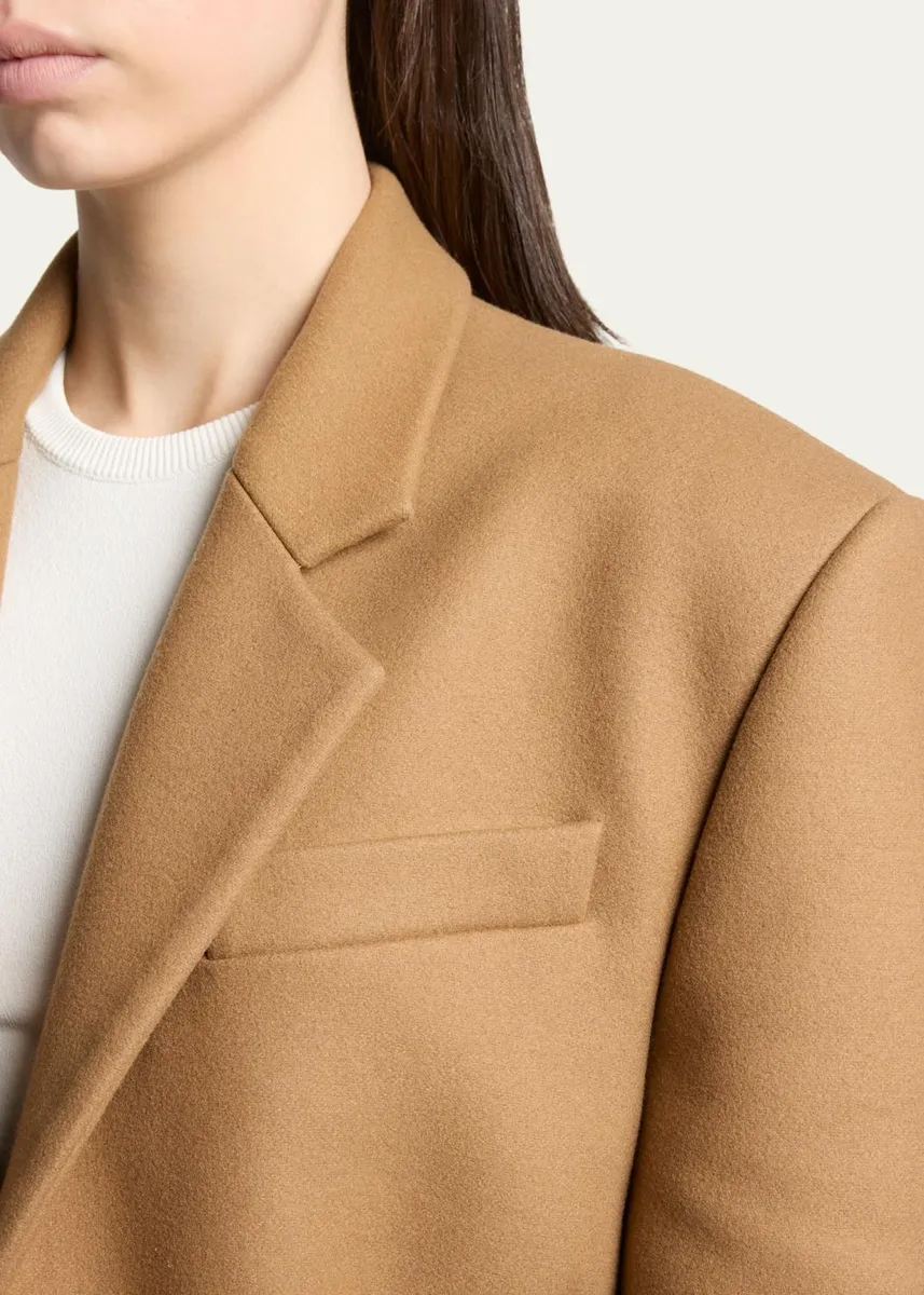 Balenciaga Single-Breasted Wool Long Tailored Coat | Thumbnail 5