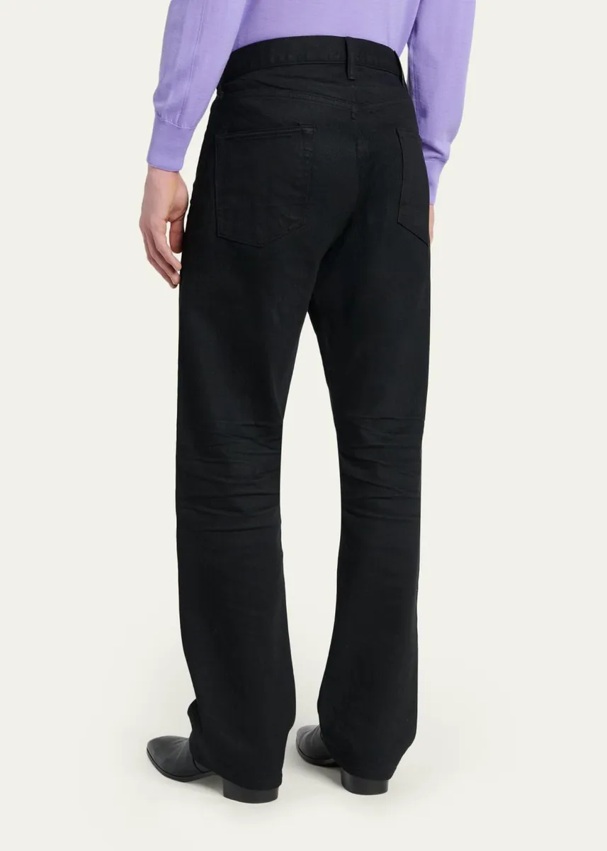 Tom Ford Men's Stretch Selvedge Denim Five-Pocket Pants | Thumbnail 3