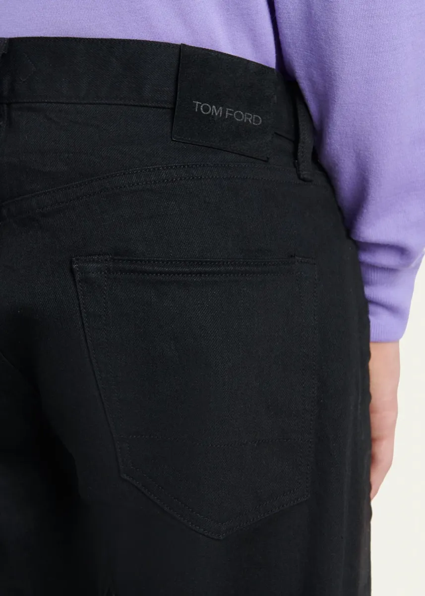 Tom Ford Men's Stretch Selvedge Denim Five-Pocket Pants | Thumbnail 5