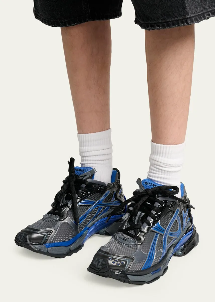 Balenciaga Men's Mesh Runner Sneakers | Thumbnail 2 Balenciaga Men's Mesh Runner Sneakers | Thumbnail 2