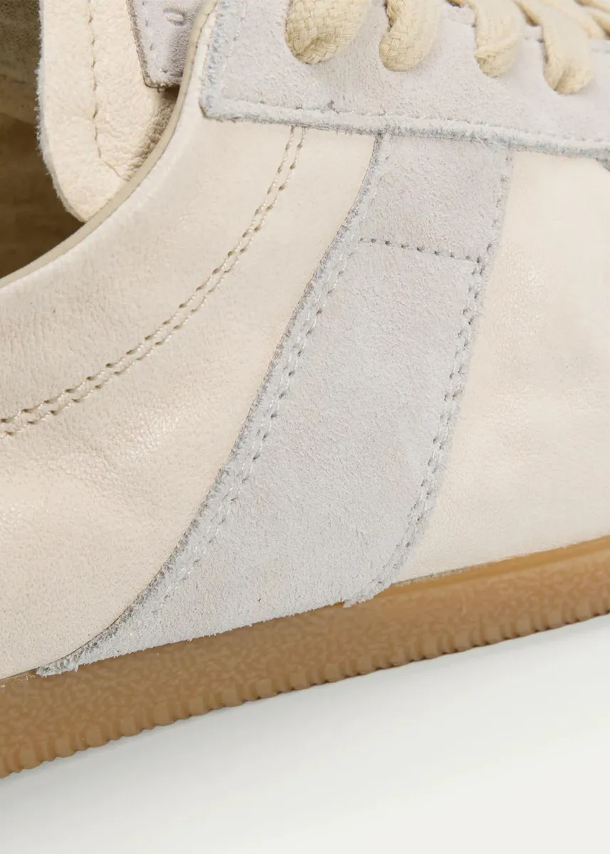 Maison Margiela Replica Mixed Leather Low-Top Sneakers | Thumbnail 5 Maison Margiela Replica Mixed Leather Low-Top Sneakers | Thumbnail 5