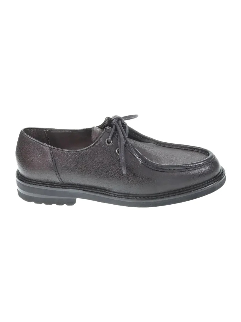 Bergdorf Goodman Men's Leather Moc-Toe Derby Shoes