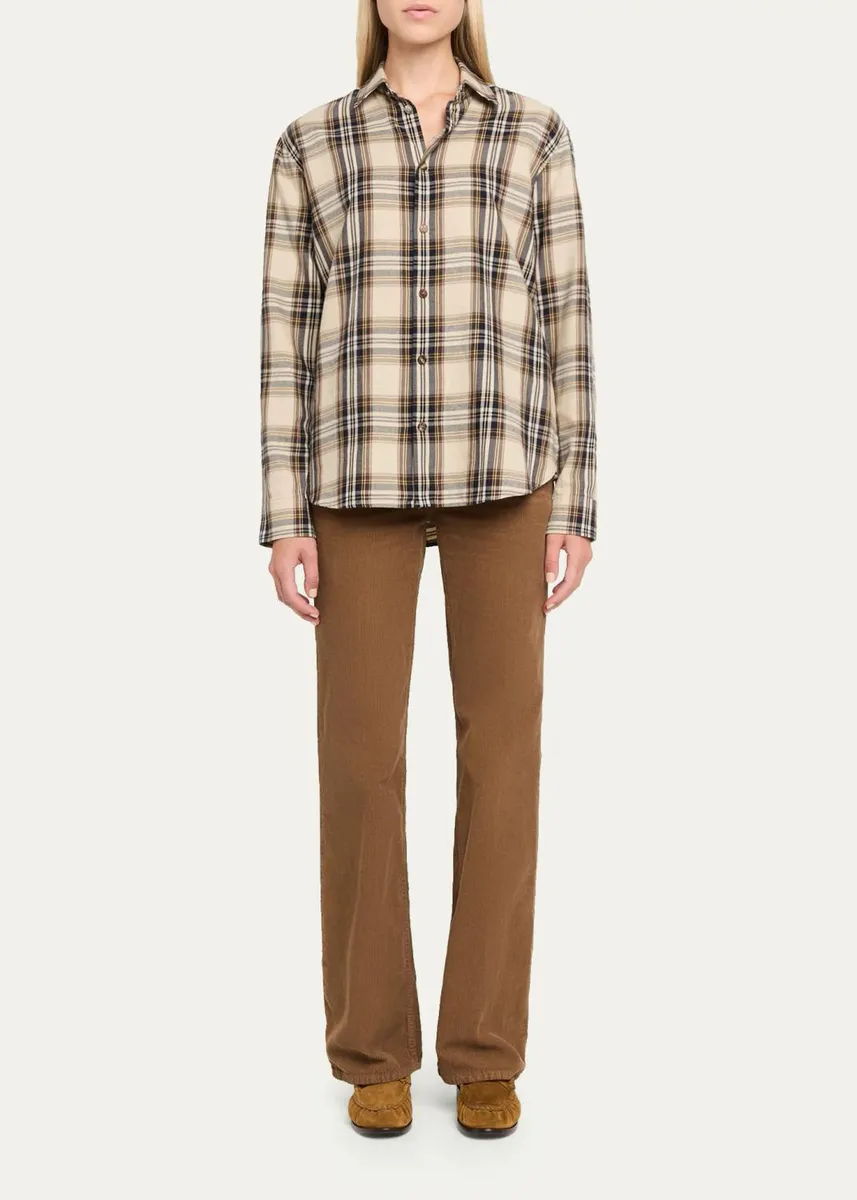 Saint Laurent 70s Corduroy Straight-Leg Jeans | Thumbnail 2 Saint Laurent 70s Corduroy Straight-Leg Jeans | Thumbnail 2