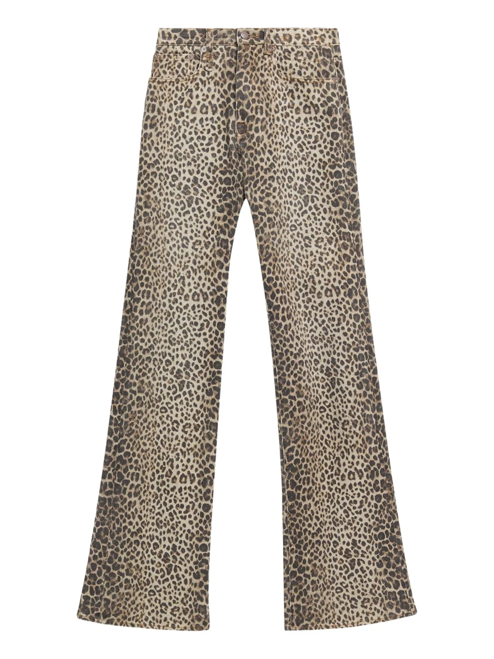 Jane Wide-Leg Leopard Jeans