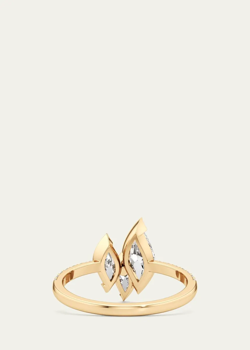 Unsaid Flame Lab-Grown Diamond Pave Ring | Thumbnail 4 Unsaid Flame Lab-Grown Diamond Pave Ring | Thumbnail 4