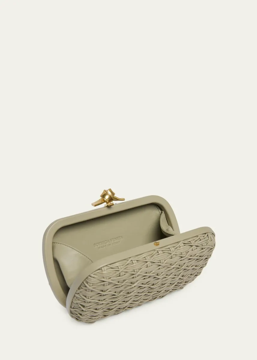 Bottega Veneta Woven Leather Cord Knot Clutch Bag | Thumbnail 4 Bottega Veneta Woven Leather Cord Knot Clutch Bag | Thumbnail 4