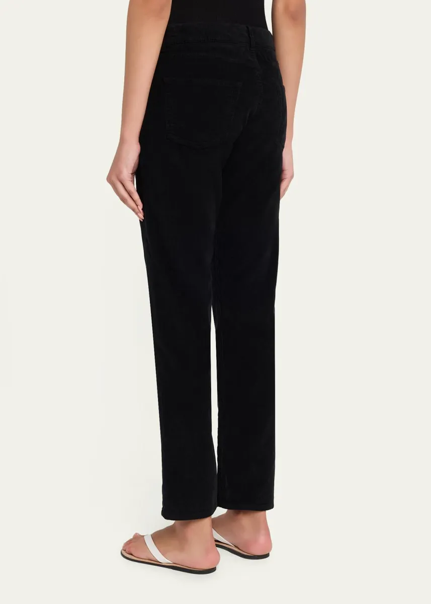 The Row Fima Corduroy Slim-Leg Ankle Pants | Thumbnail 3 The Row Fima Corduroy Slim-Leg Ankle Pants | Thumbnail 3