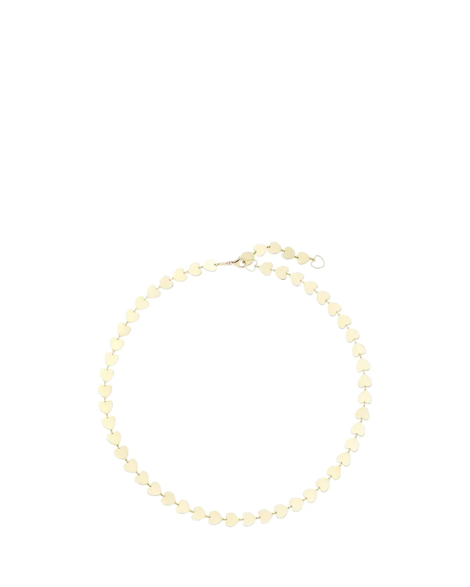 JIA JIA 14K Gold Love Heart Chain Necklace | Thumbnail 2 JIA JIA 14K Gold Love Heart Chain Necklace | Thumbnail 2