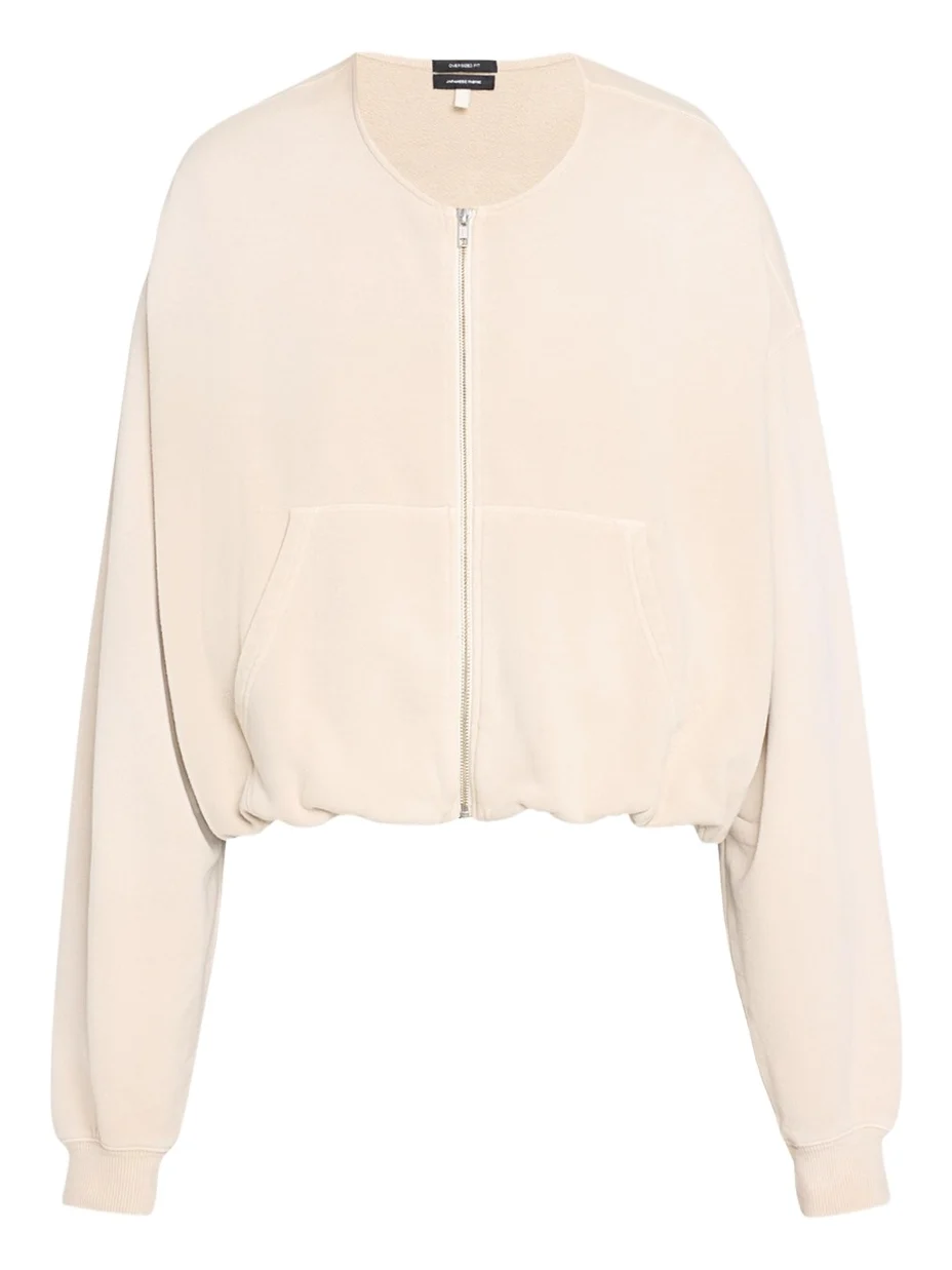 R13 Balloon-Sleeve Cotton Bomber Jacket