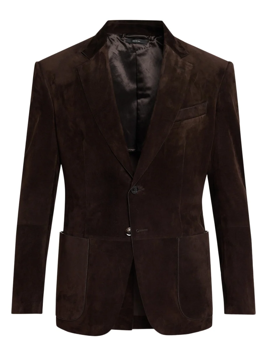 Tom Ford Men's Suede Single-Breasted Blazer