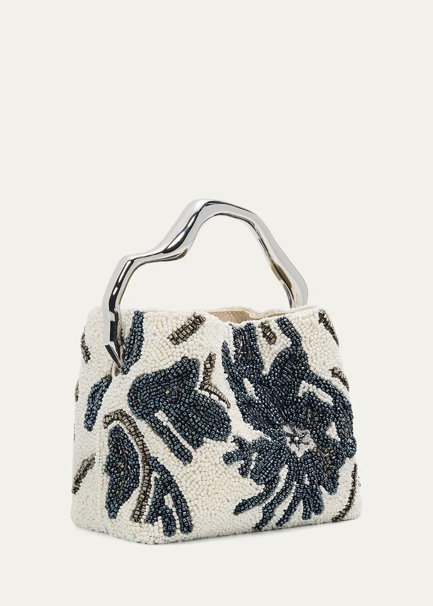 Cult Gaia Solene Mini Sculptural Beaded Top-Handle Bag | Thumbnail 3