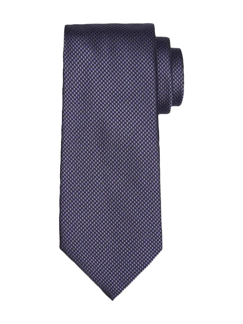 Men's Micro-Pied de Poule Silk Tie