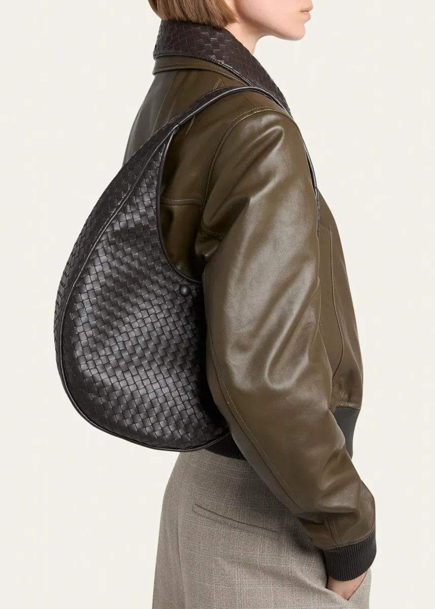 Bottega Veneta Ovetto Oval Leather Shoulder Bag | Thumbnail 2