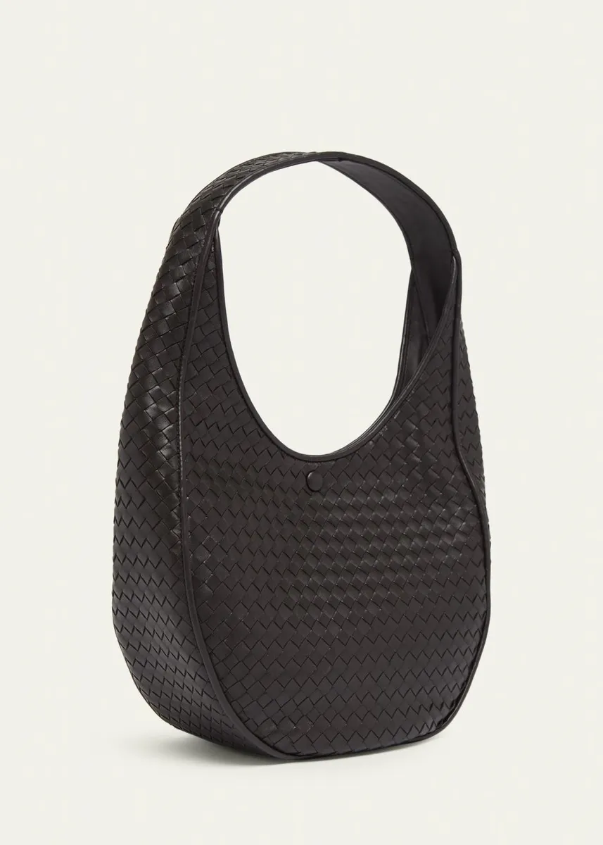 Bottega Veneta Ovetto Oval Leather Shoulder Bag | Thumbnail 3