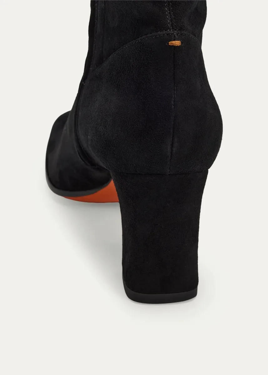 Santoni 65mm Suede Knee-High Boots | Thumbnail 5 Santoni 65mm Suede Knee-High Boots | Thumbnail 5