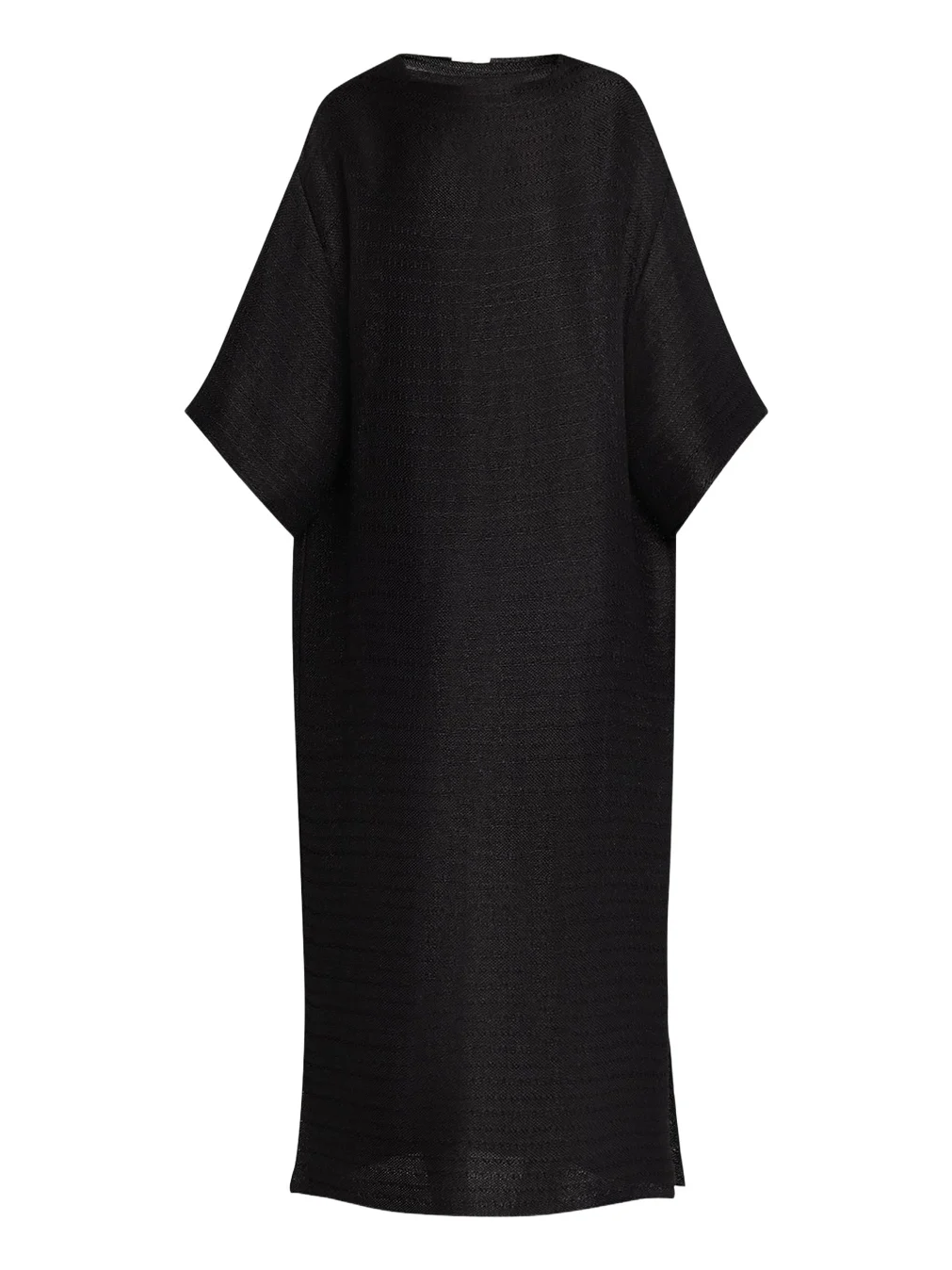 The Row Oraffa 3/4-Sleeve Silk-Linen Maxi Dress