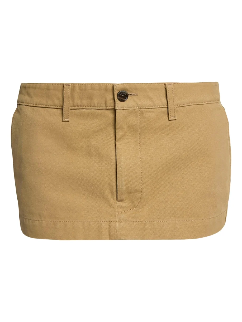 Balenciaga Cotton Canvas Mini Skirt