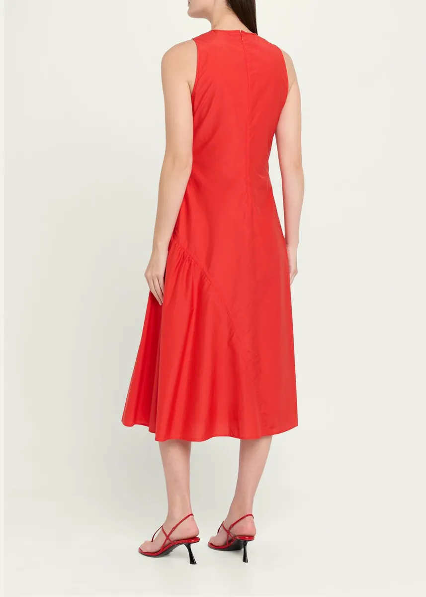 Theory Asymmetric Ruched Tank Dress | Thumbnail 7