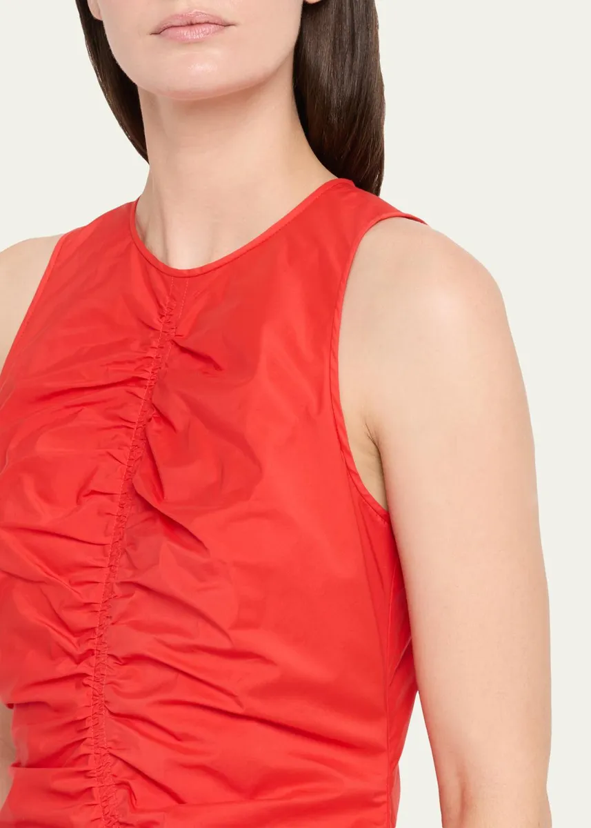 Theory Asymmetric Ruched Tank Dress | Thumbnail 9