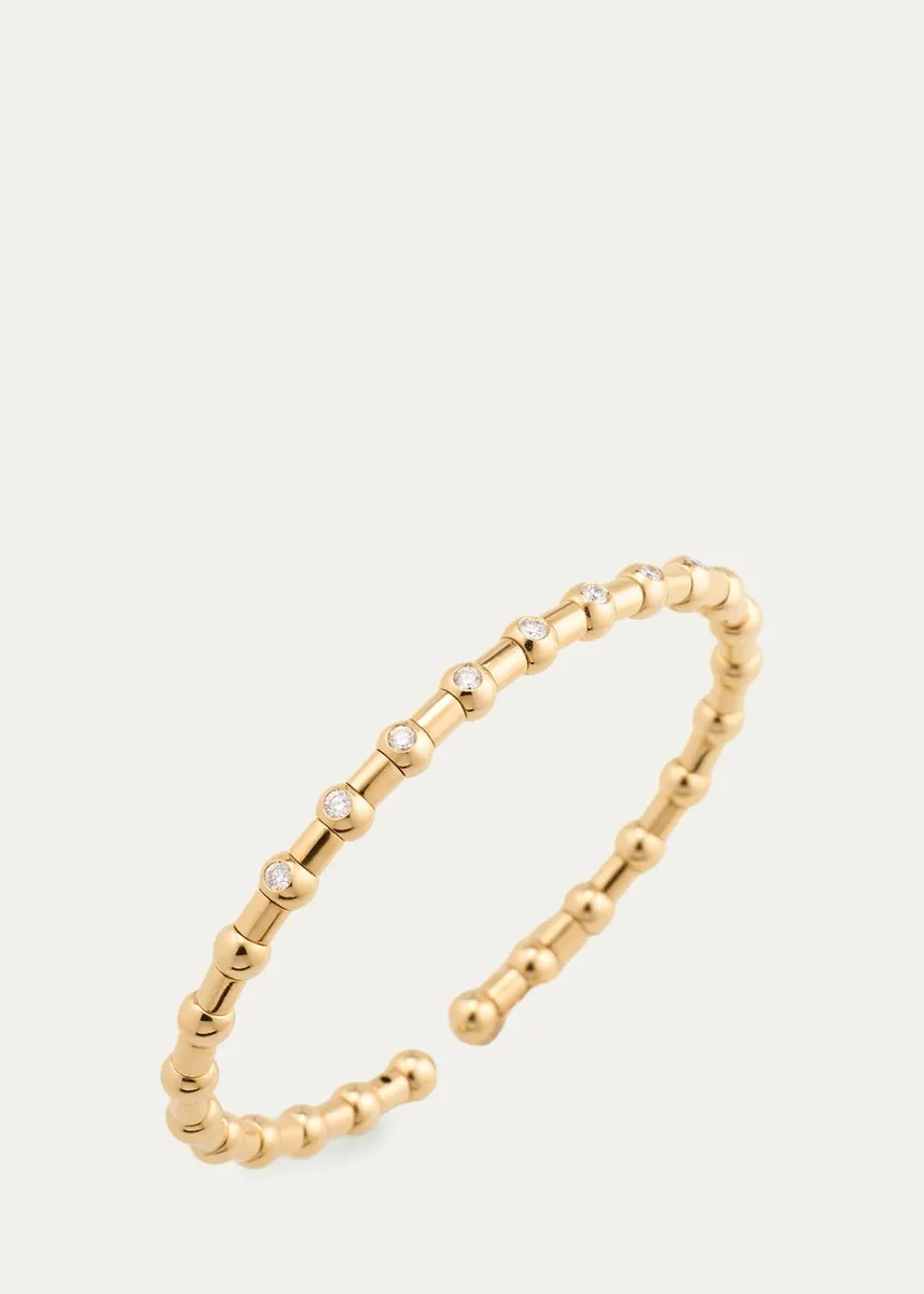 SIDNEY GARBER 18K Yellow Gold Holly Bracelet with Diamonds | Thumbnail 3 SIDNEY GARBER 18K Yellow Gold Holly Bracelet with Diamonds | Thumbnail 3