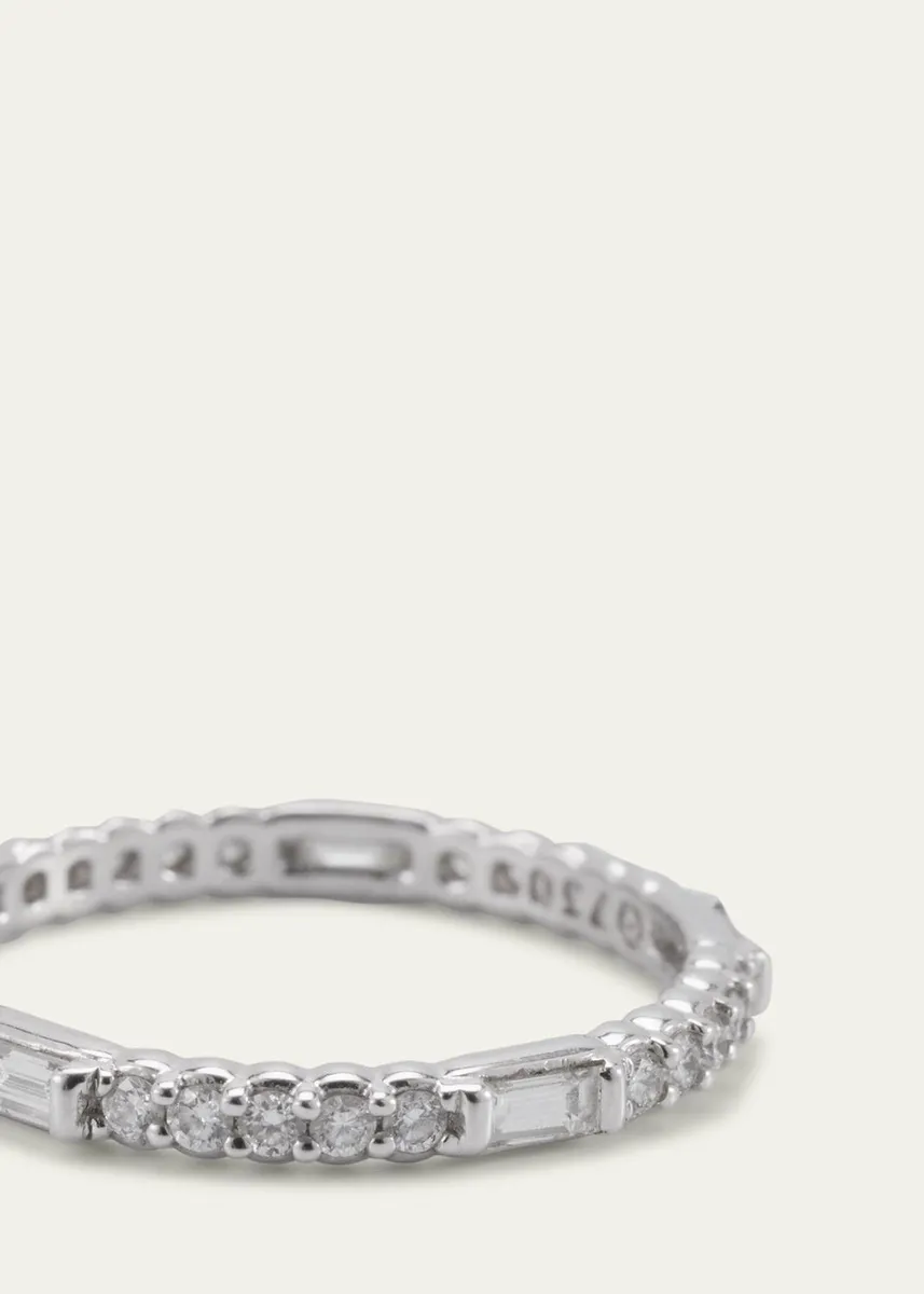 Paul Morelli Pinpoint 18k White Gold Baguette Diamond Ring | Thumbnail 3 Paul Morelli Pinpoint 18k White Gold Baguette Diamond Ring | Thumbnail 3