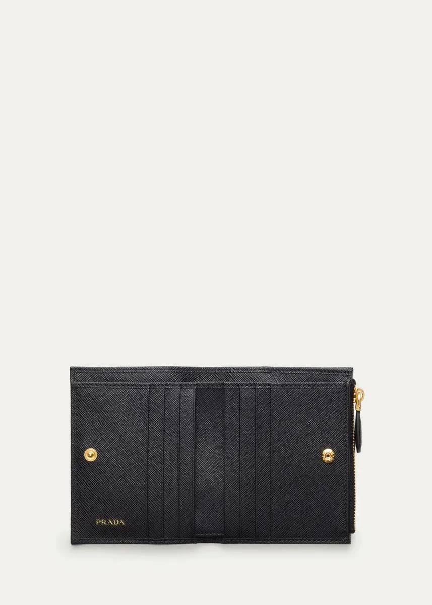 Prada Saffiano Leather Bifold Wallet | Thumbnail 2