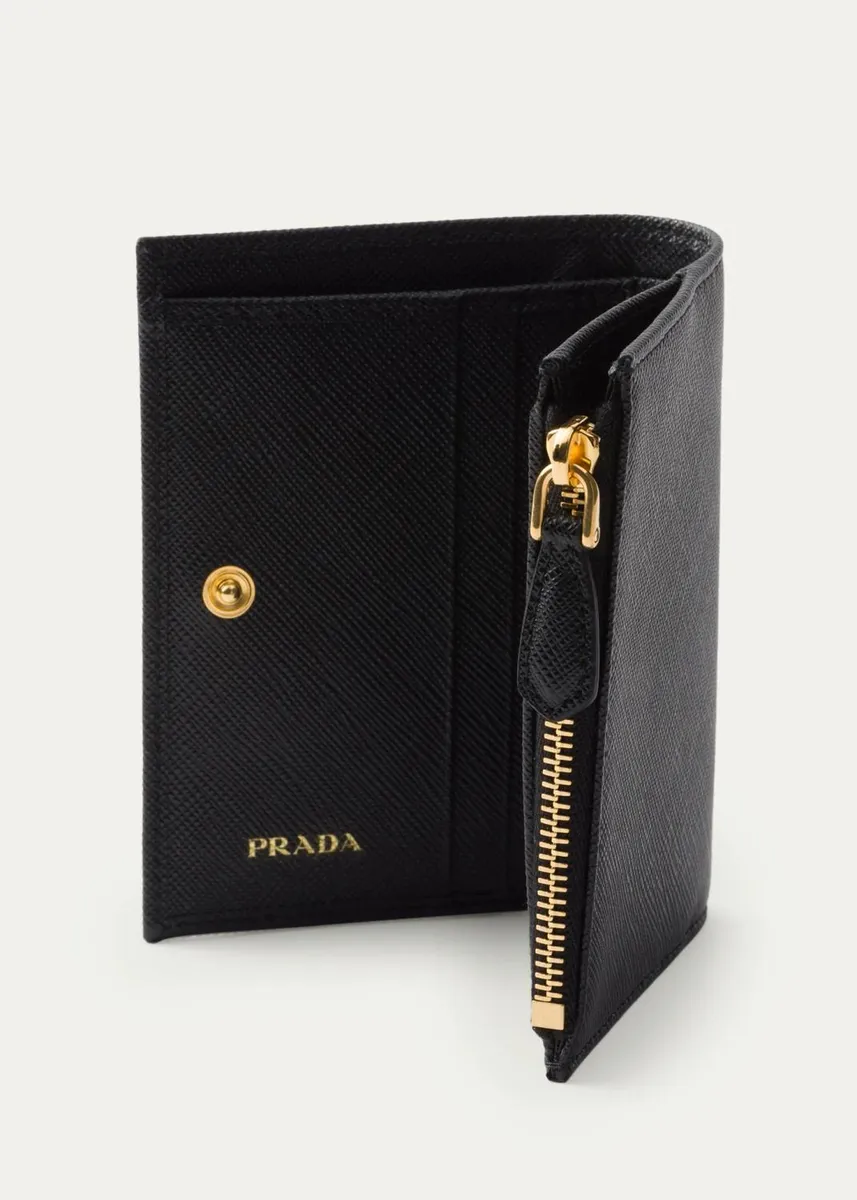 Prada Saffiano Leather Bifold Wallet | Thumbnail 4