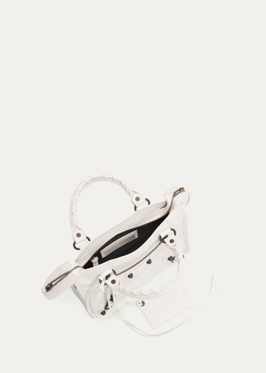 Balenciaga Le City Mini Leather Top-Handle Bag | Thumbnail 3