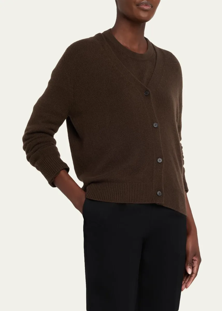 The Row Ovida Cashmere V-Neck Cardigan | Thumbnail 4
