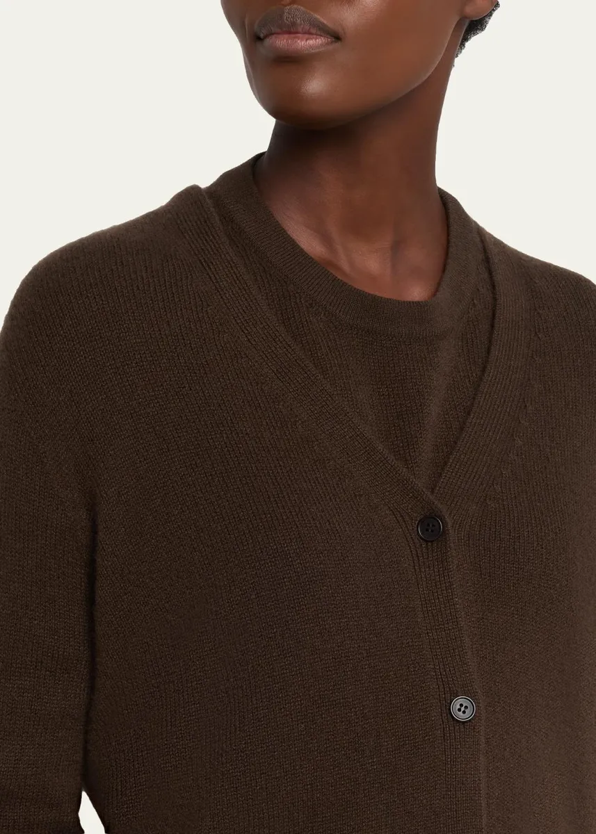 The Row Ovida Cashmere V-Neck Cardigan | Thumbnail 5