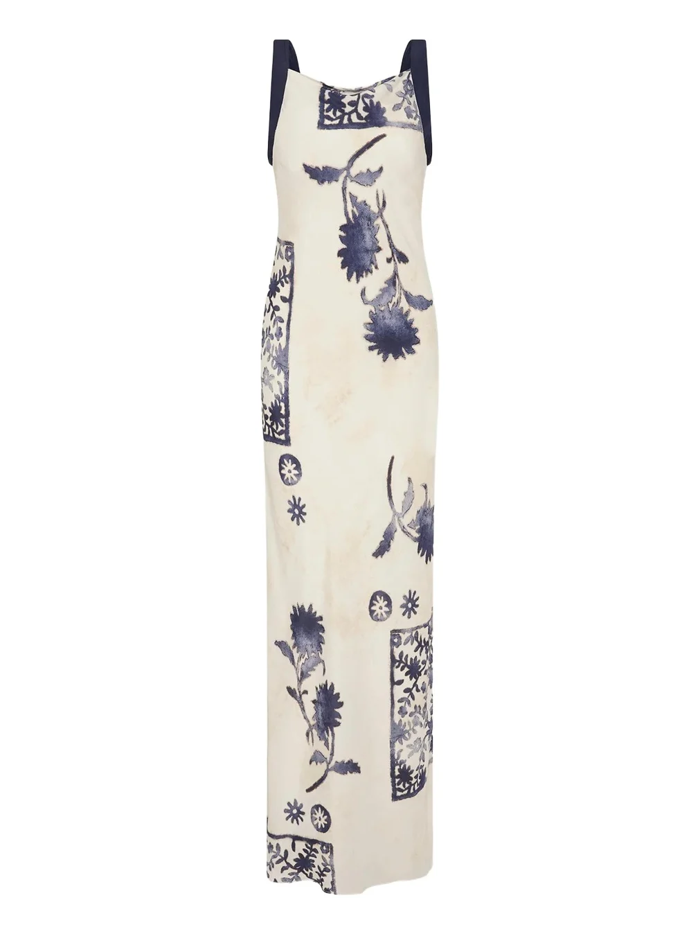 Phillipa Stamp-Print Maxi Slipdress Phillipa Stamp-Print Maxi Slipdress