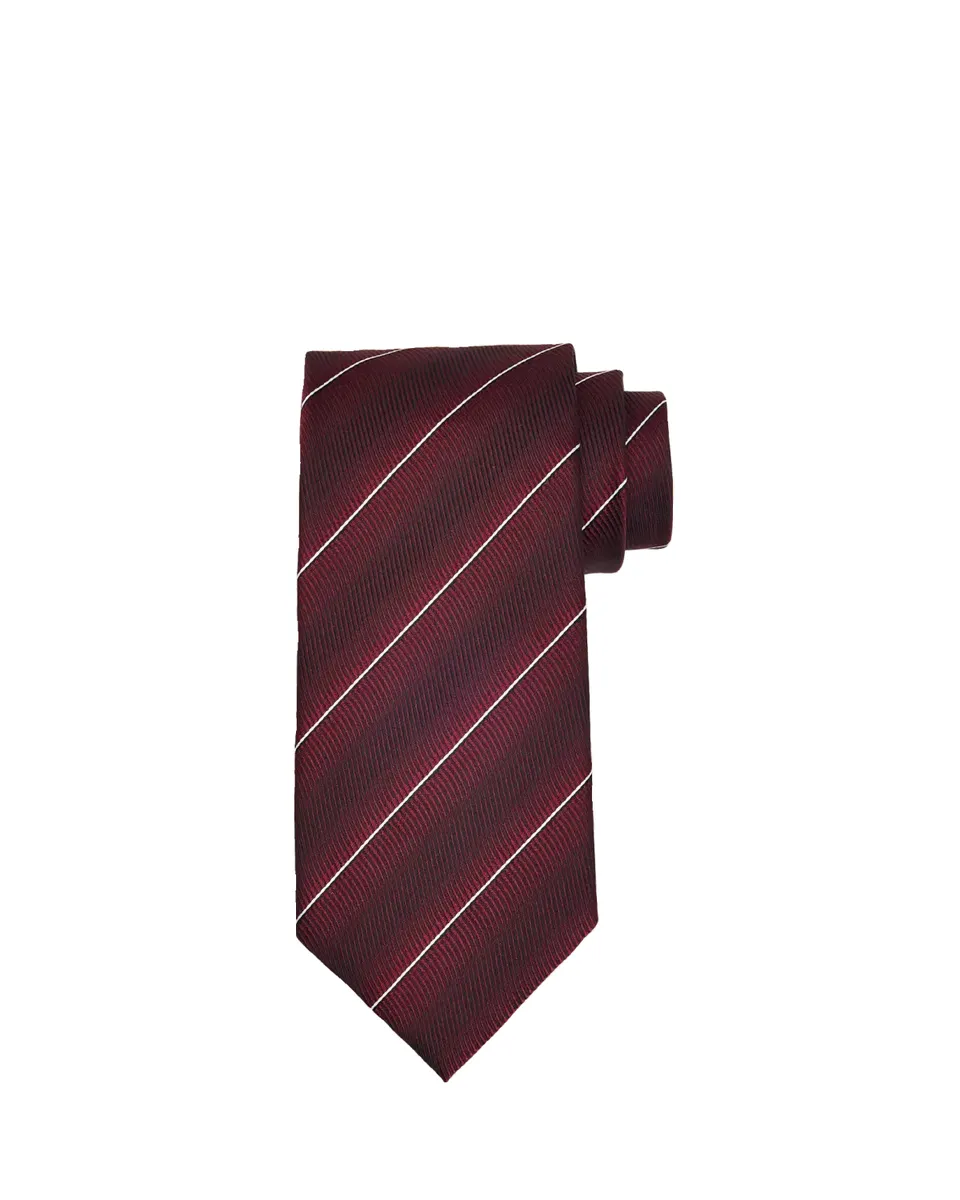 Tom Ford Men's Linen Diagonal Stripe Tie | Thumbnail 2