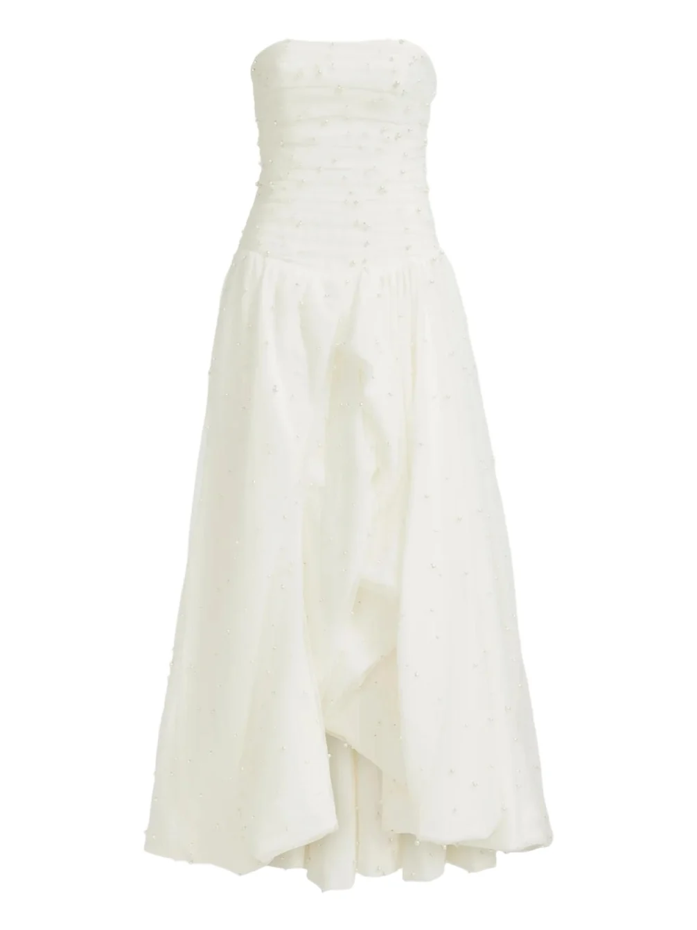 Juniper Strapless Tulle Overlay Gown Juniper Strapless Tulle Overlay Gown