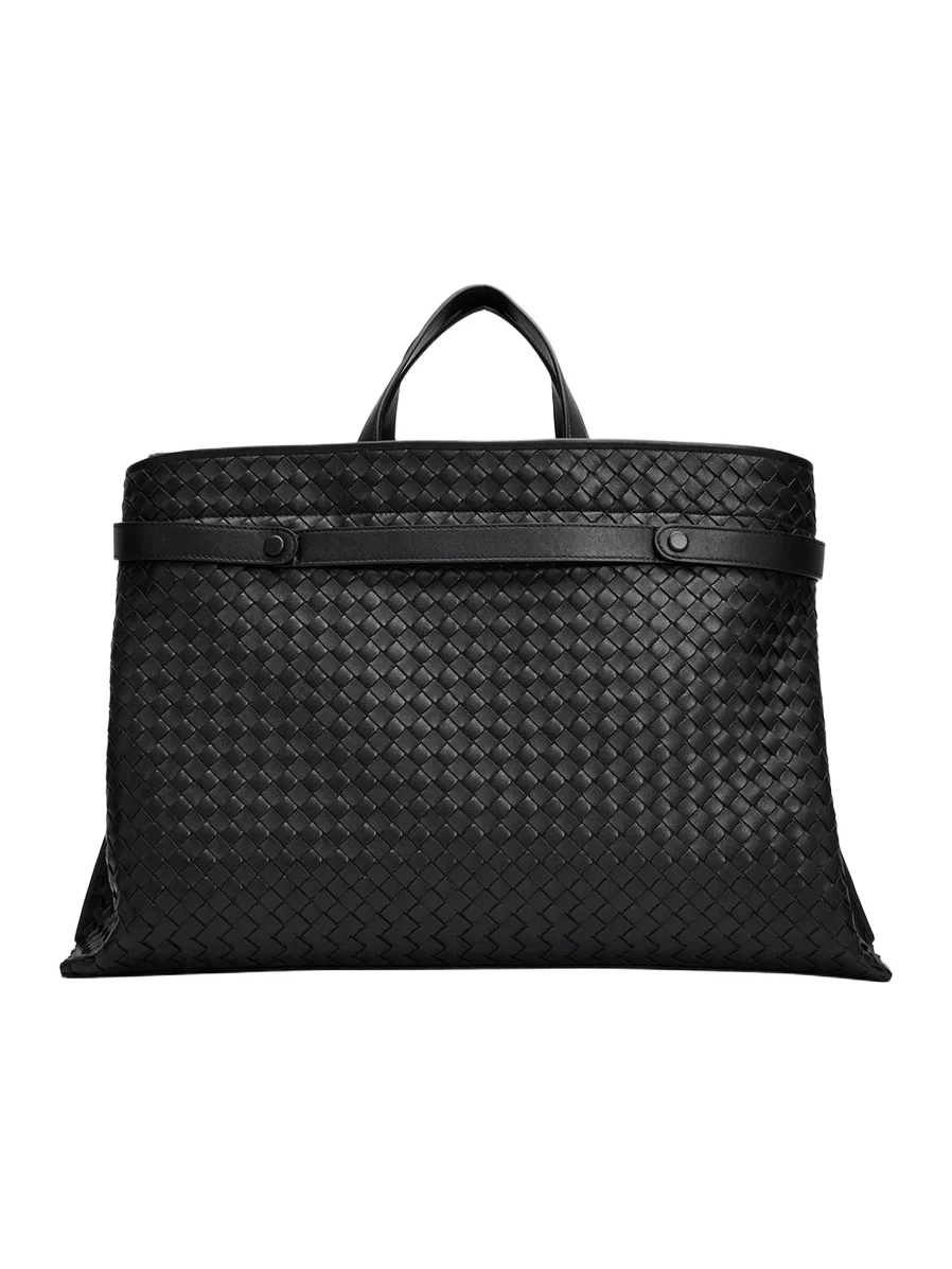 Bottega Veneta Men's Intrecciato Leather Tote Bag