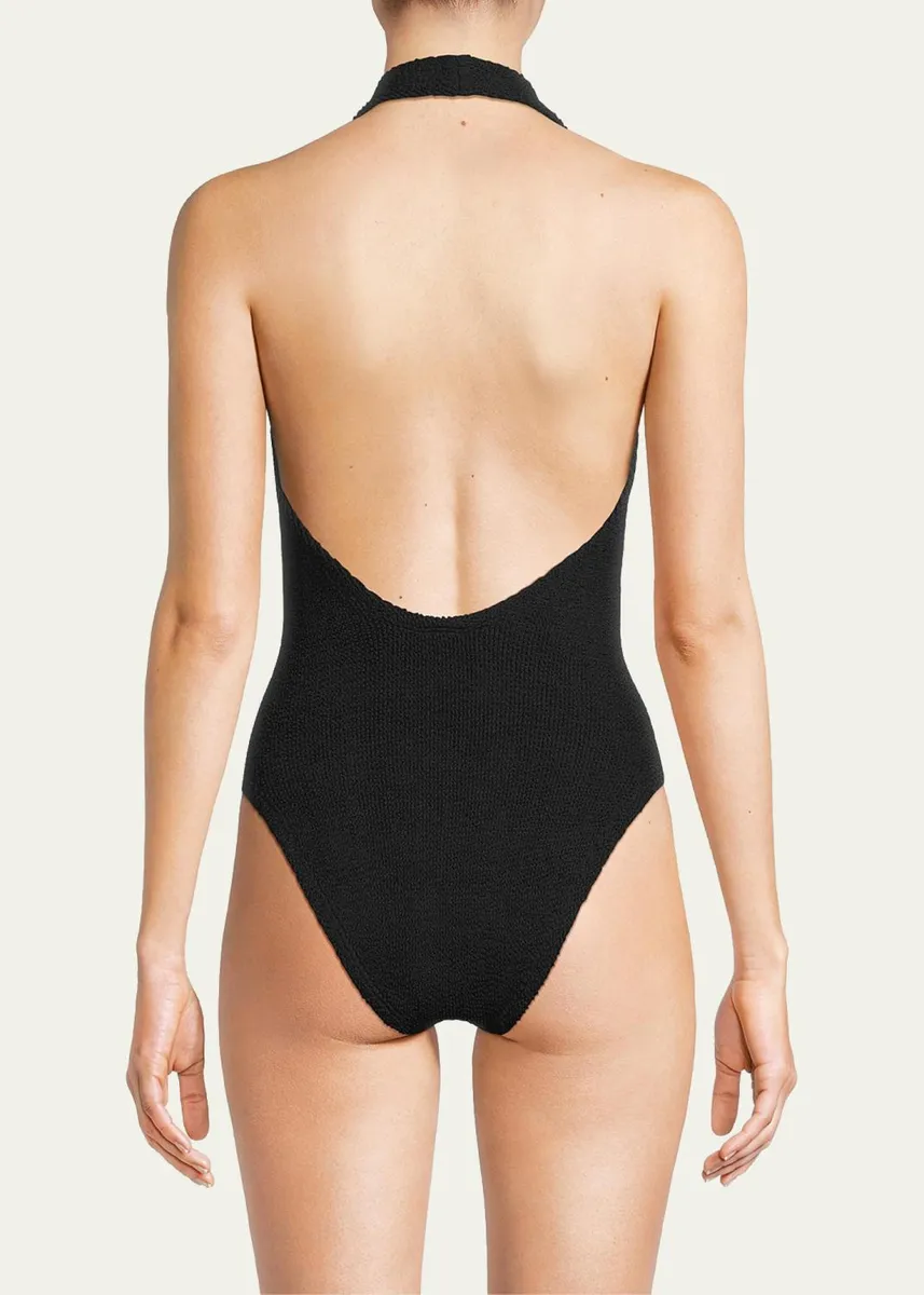 Hunza G Sandy Open-Back One-Piece Swimsuit | Thumbnail 3 Hunza G Sandy Open-Back One-Piece Swimsuit | Thumbnail 3