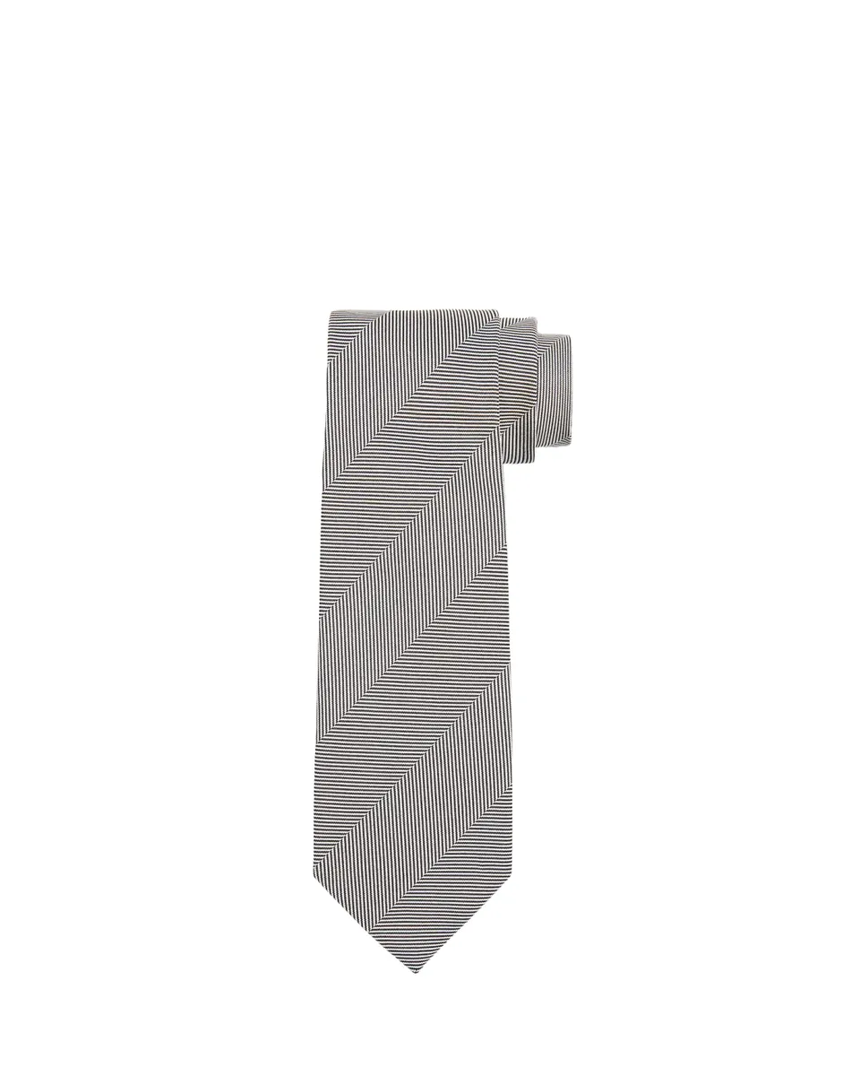 Tom Ford Men's Large Tonal Herringbone Silk Tie | Thumbnail 2 Tom Ford Men's Large Tonal Herringbone Silk Tie | Thumbnail 2